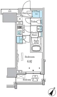 ラテスト白金台【10階】の間取り