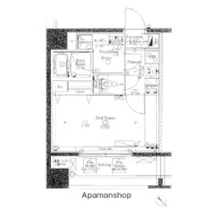 ジーベック糀谷【8階】の間取り