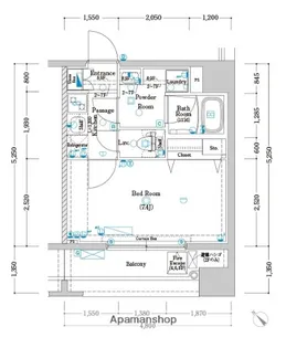 ジーベック糀谷【3階】の間取り
