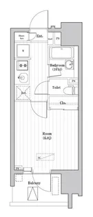 大森海岸レジデンス【8階】の間取り