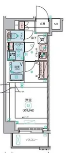 LEXE矢口渡【5階】の間取り