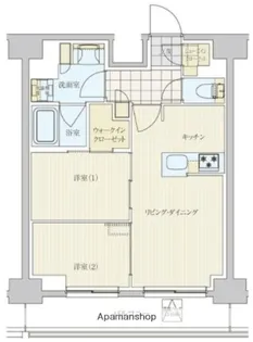 リビオメゾン戸越銀座【15階】の間取り