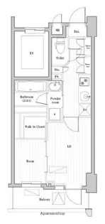 アークマーク大森町アジールコート【10階】の間取り