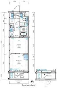 ガリシア池上II【1階】の間取り