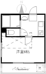 エクセレントフラッツ戸越公園【2階】の間取り