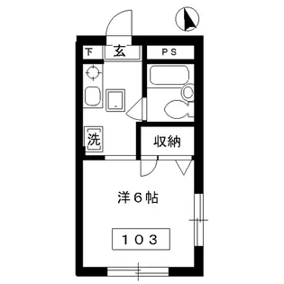 ハレクラニ【1階】の間取り