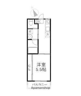 青葉マンション3号館【3階】の間取り