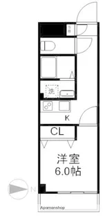 ゼルコバレジデンス【2階】の間取り