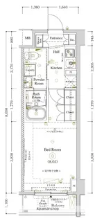 アークマーク大森町レジデンス【6階】の間取り