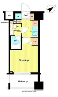 ザ・ヴァレッシア蒲田シティ【202号室】の間取り