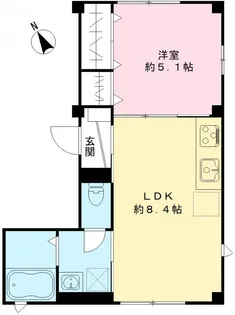 ハイツ髙沢【203号室号室】の間取り