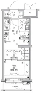 セジョリ鵜の木【3階】の間取り