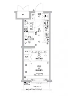 セジョリ鵜の木【2階】の間取り