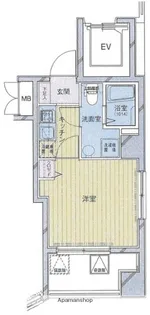 ジュエル大森山王【8階】の間取り