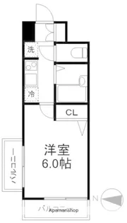 エクセレントフラッツ品川【3階】の間取り