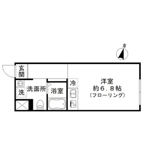 GRAVA SENZOKU【3階】の間取り