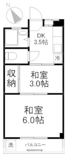 イモン・コーポ【403号室】の間取り