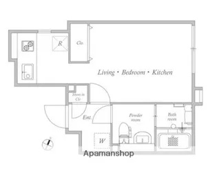 PASEO武蔵小山Ⅱ【2階】の間取り
