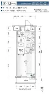 スカイコートグレース西六郷【2階】の間取り