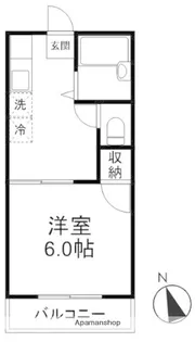 タウンハウス・ツクモ【1階】の間取り