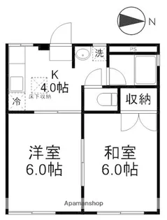 グランデール大井【2階】の間取り