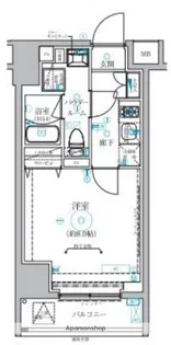 ベルシード蒲田Ⅱ【8階】の間取り