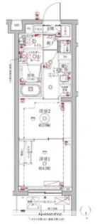 クレイシアIDZ中馬込【4階】の間取り