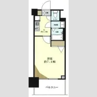 シティタワー武蔵小山【8階】の間取り