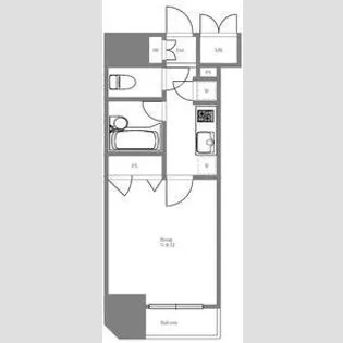 東京 蒲田 SQUARE TOWER【5階】の間取り