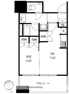 大崎ガーデンレジデンス【7階】の間取り