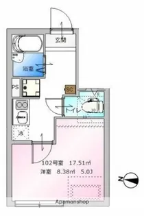 REBERTY目黒南【1階】の間取り