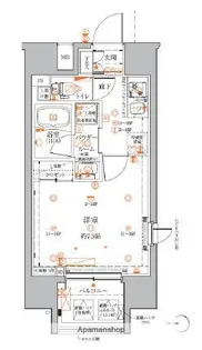 クレイシアIDZ蒲田【8階】の間取り