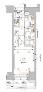 クレイシアIDZ蒲田【11階】の間取り