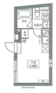 プラティーク目黒洗足【2階】の間取り