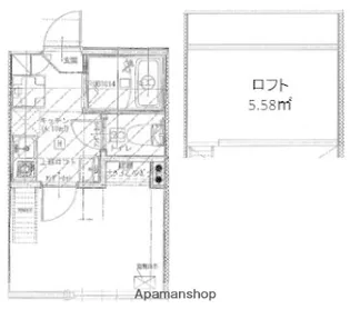 AMANDA HOUSE【2階】の間取り