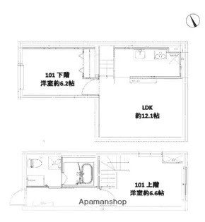 トレスコート大森山王【1階】の間取り