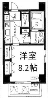 ハウオリ大井町【3階】の間取り
