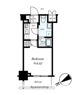 メインステージ蒲田Ⅵエグザ【11階】の間取り