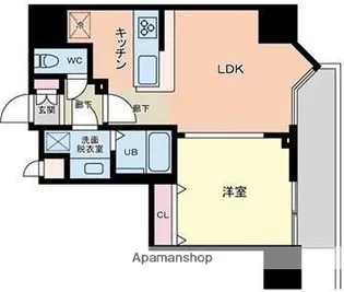プライマル品川大森海岸【2階】の間取り