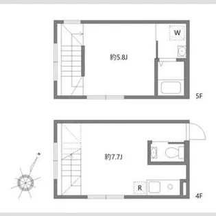プロト西小山【4階】の間取り