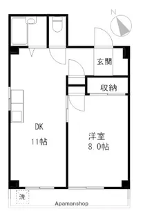 ハイマート富士【2階】の間取り