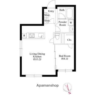 PASEO武蔵小山【1階】の間取り
