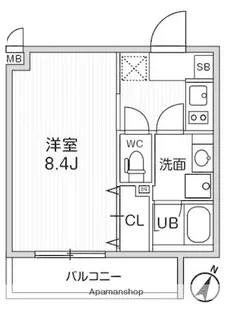ALTERNA北品川【3階】の間取り