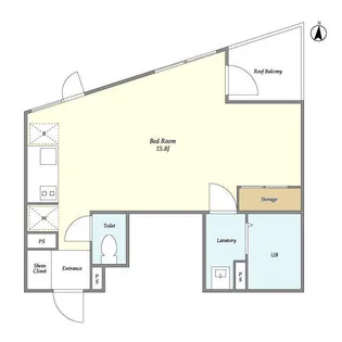 ヴィラ・ハーモニー不動前【2階】の間取り