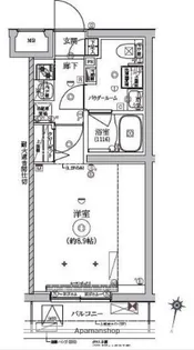 1Kの間取り画像