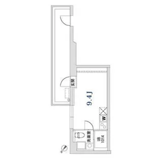 ヴォワリエ都立大学【2階】の間取り