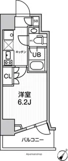 JMFレジデンス北品川【13階】の間取り