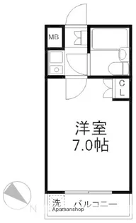 ヒルサイドG【1階】の間取り