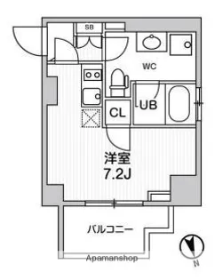 ALTERNA南大井【2階】の間取り