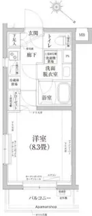 ルフレグランデ多摩川【2階】の間取り